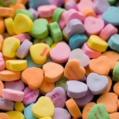 '#1 Dad' Belgian Chocolate Message Heart